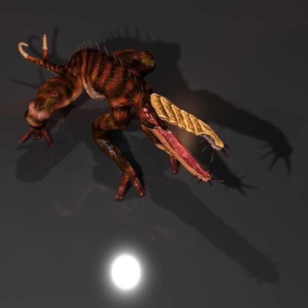 freak swamp hunter stalker 3d model - Swamp Hunter/Stalker (Rigged) by The Freak Factory